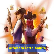 alfabeto letra bonita